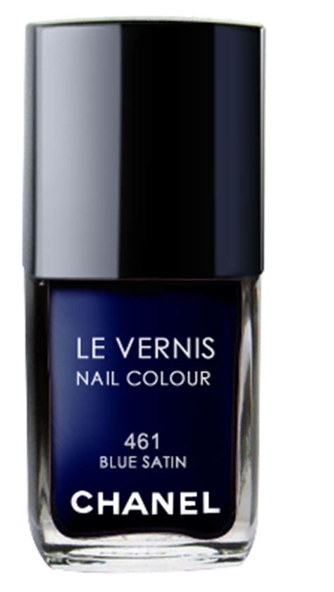 chanel blue satin polish|Chanel vernis nail polish.